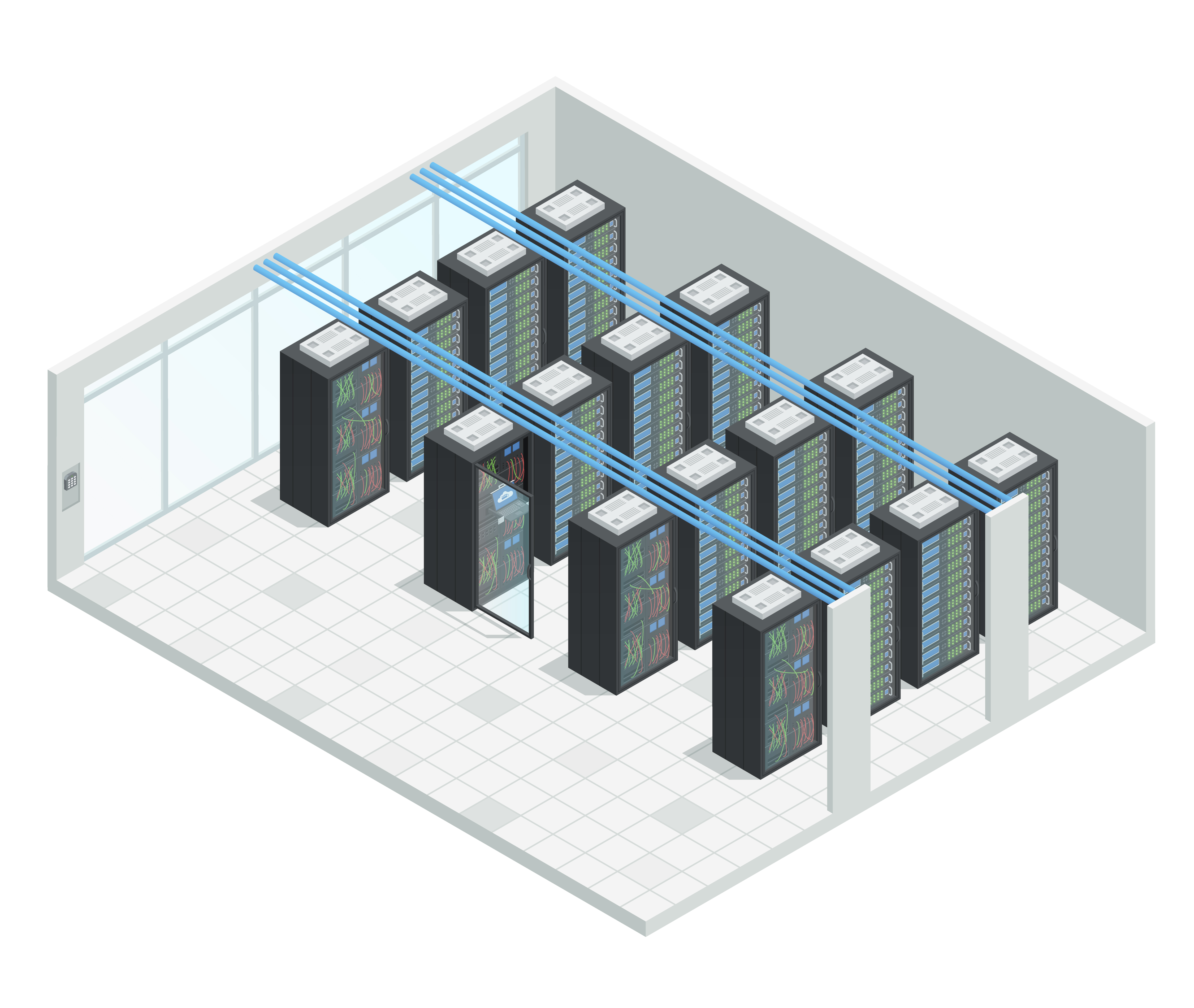 A data center image